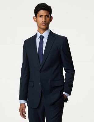 

Mens M&S Collection Regular Fit Stretch Suit Jacket - Navy, Navy