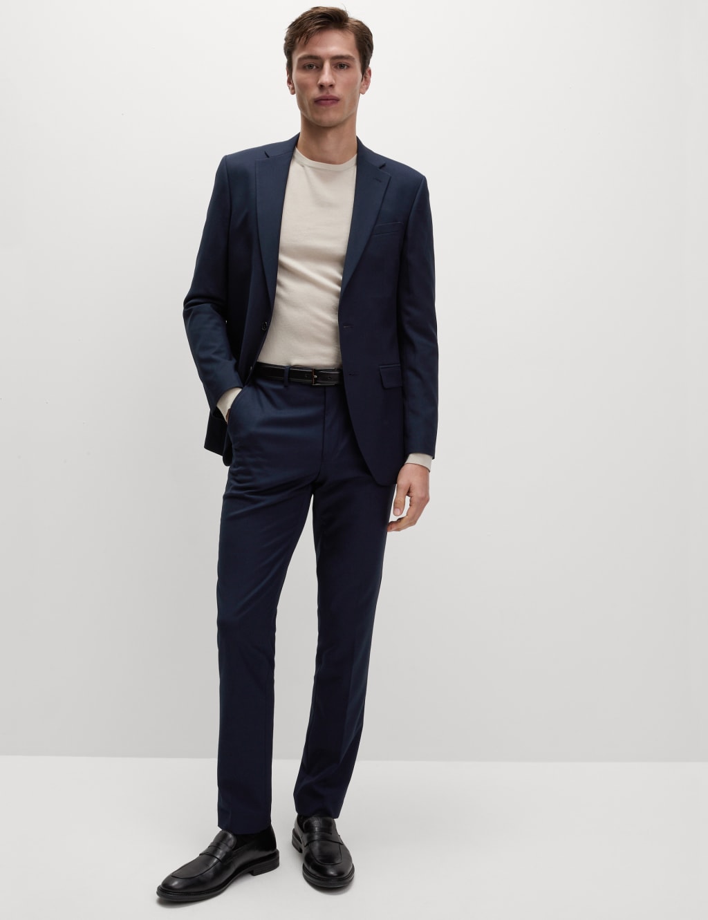 Slim Fit Stretch Suit Trousers