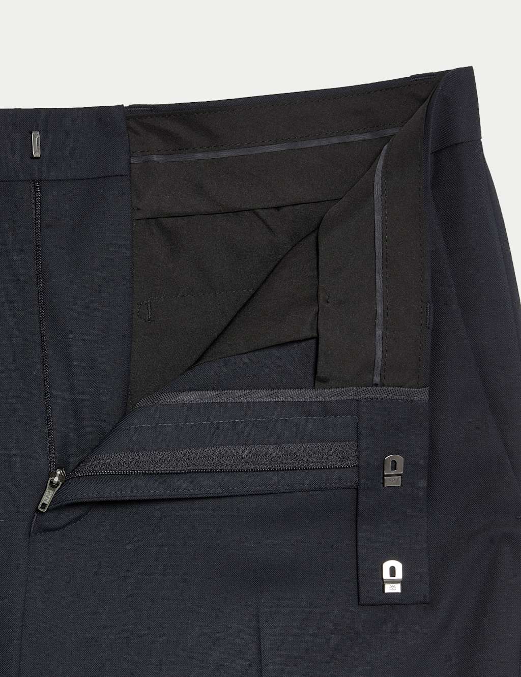 Slim Fit Stretch Suit Trousers image 3