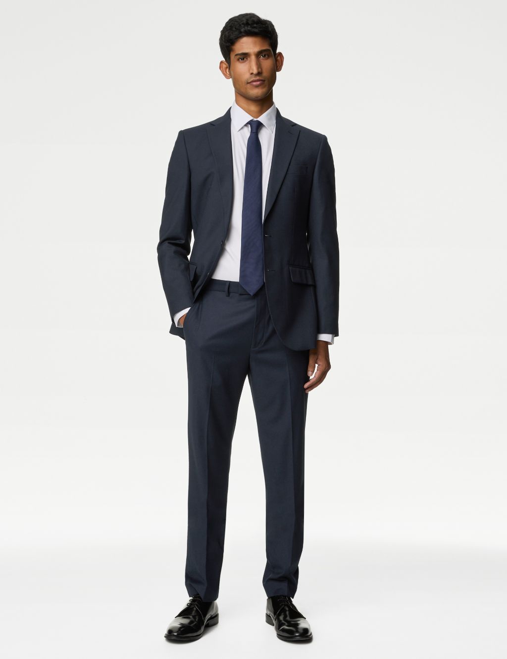Slim Fit Stretch Suit Trousers image 6