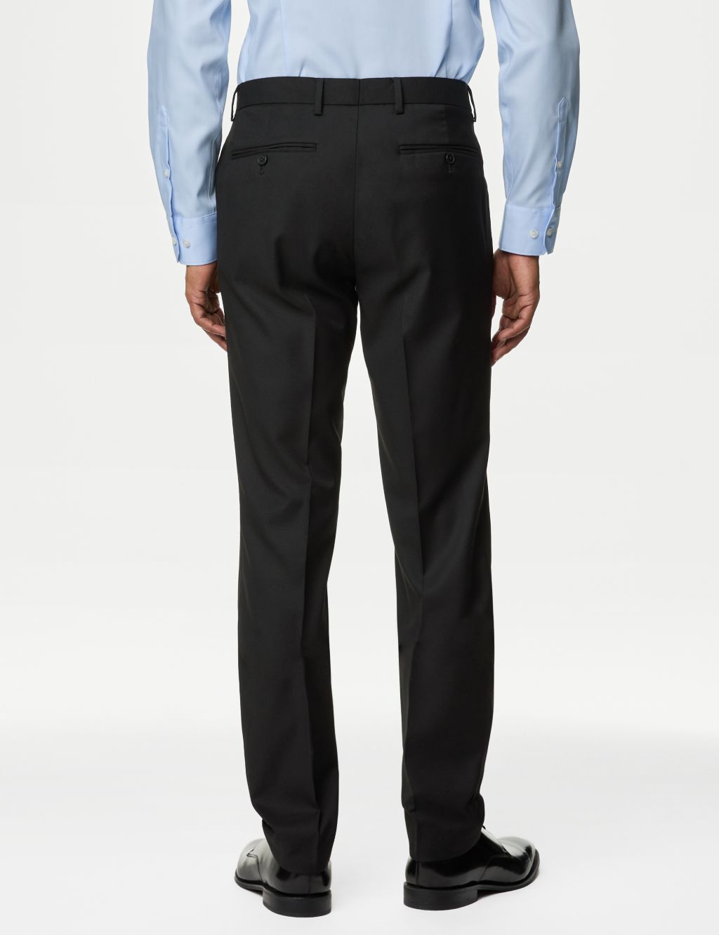 Slim Fit Stretch Suit Trousers image 4