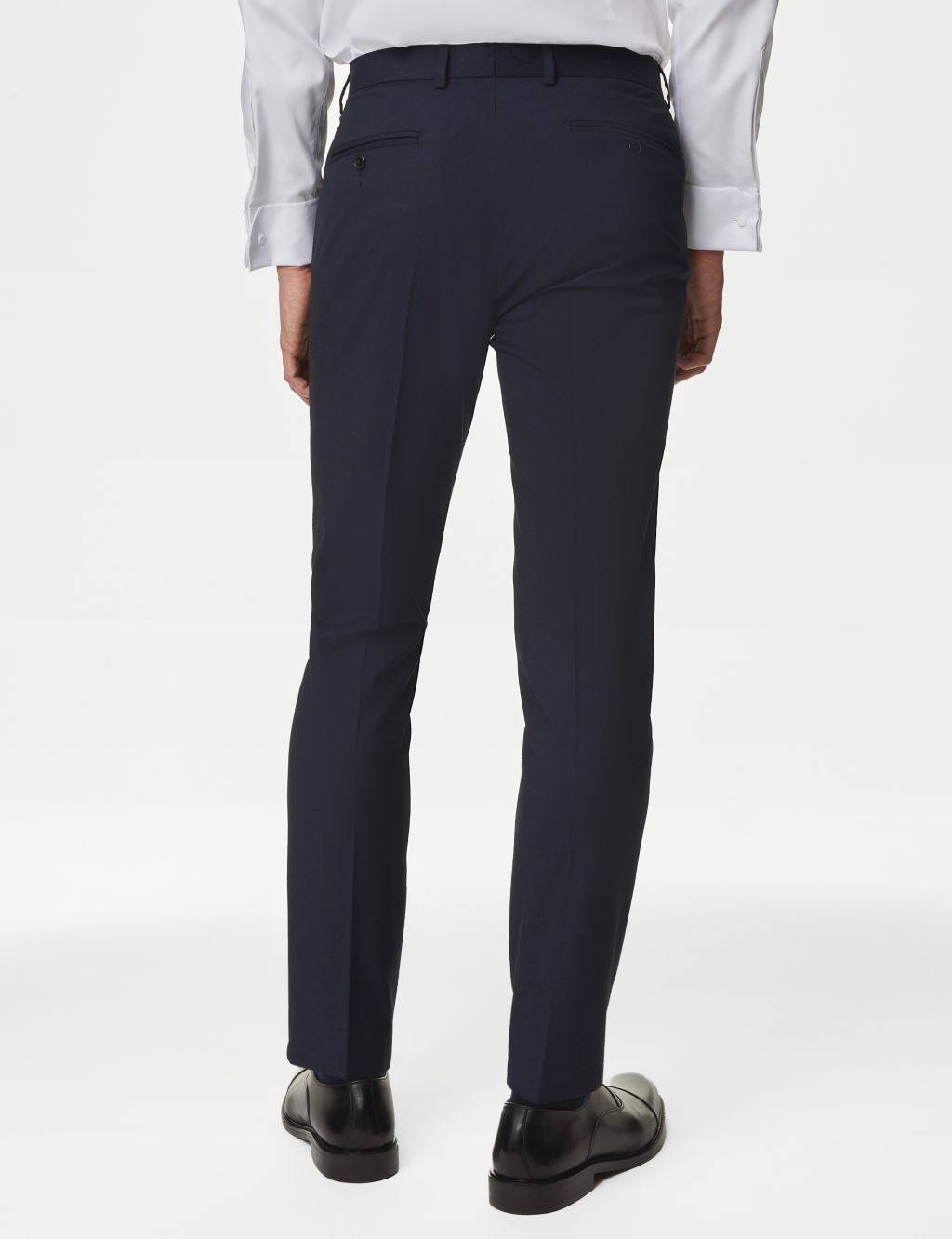 Skinny Fit Stretch Suit Trousers image 4
