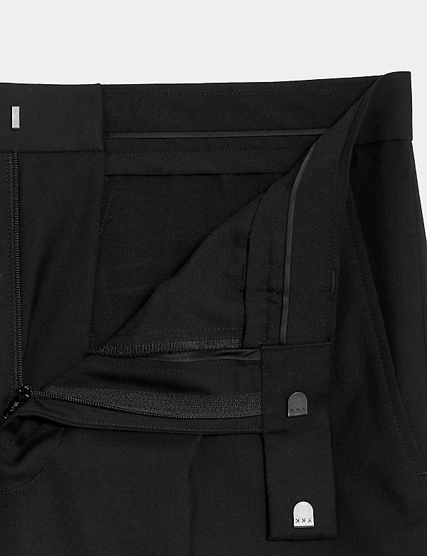 Schmal geschnittene Anzughose mit Stretchanteil - AT
