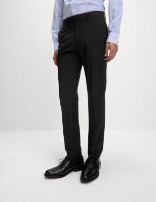 Skinny Fit Stretch Suit Trousers - DK