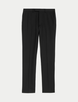 Regular Fit Stretch Tuxedo Trousers, M&S Collection