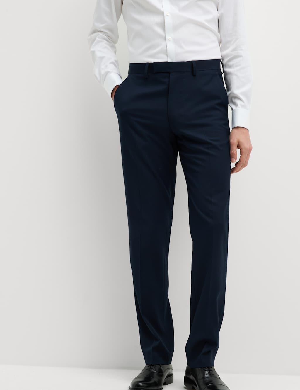 Navy blue pant formal discount