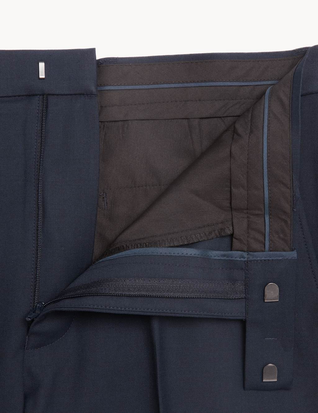 Regular Fit Stretch Suit Trousers image 3
