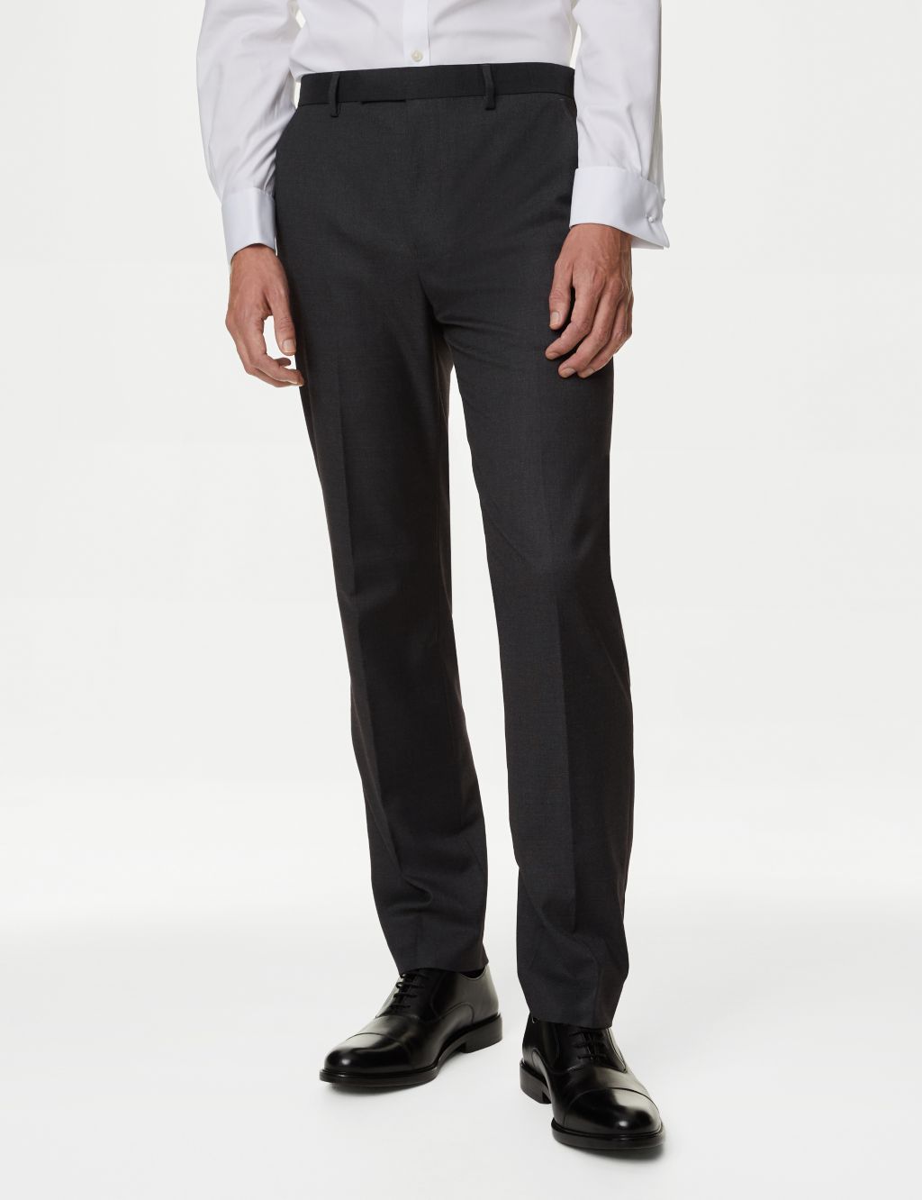 Regular Fit Stretch Suit Trousers image 1