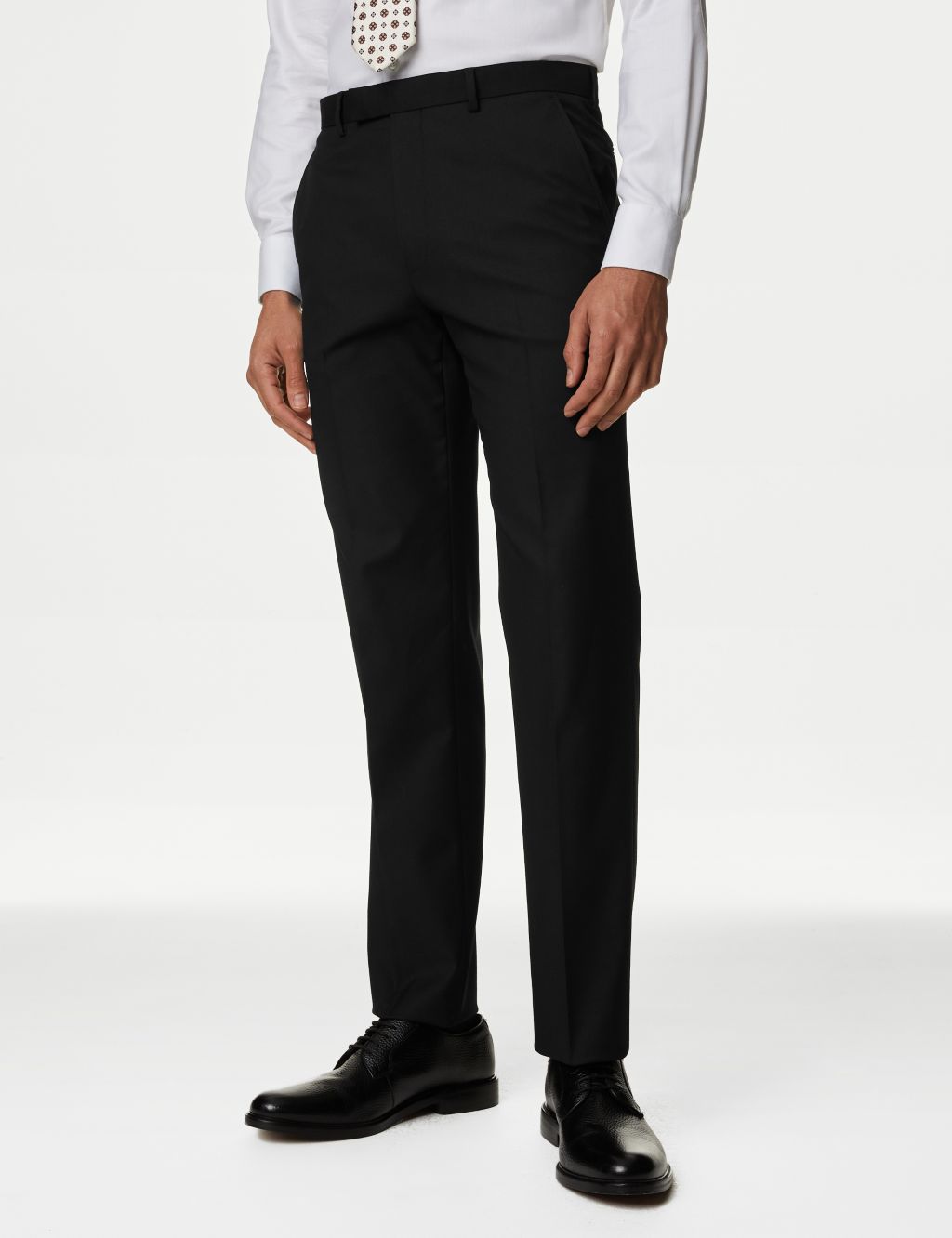 Regular Fit Stretch Suit Trousers image 1