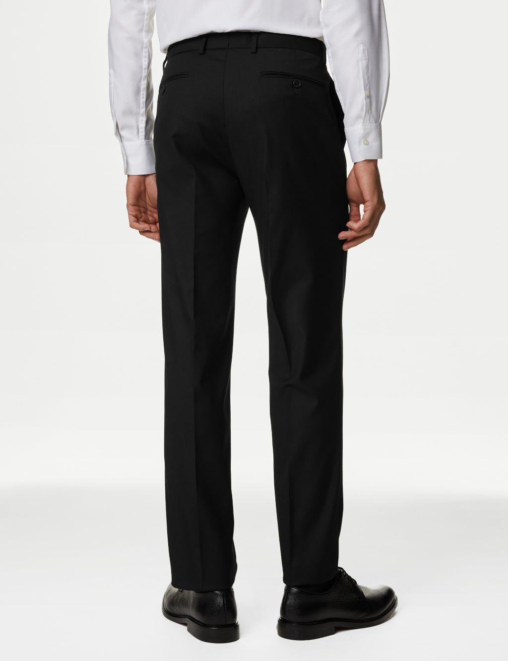 Regular Fit Stretch Suit Trousers image 4