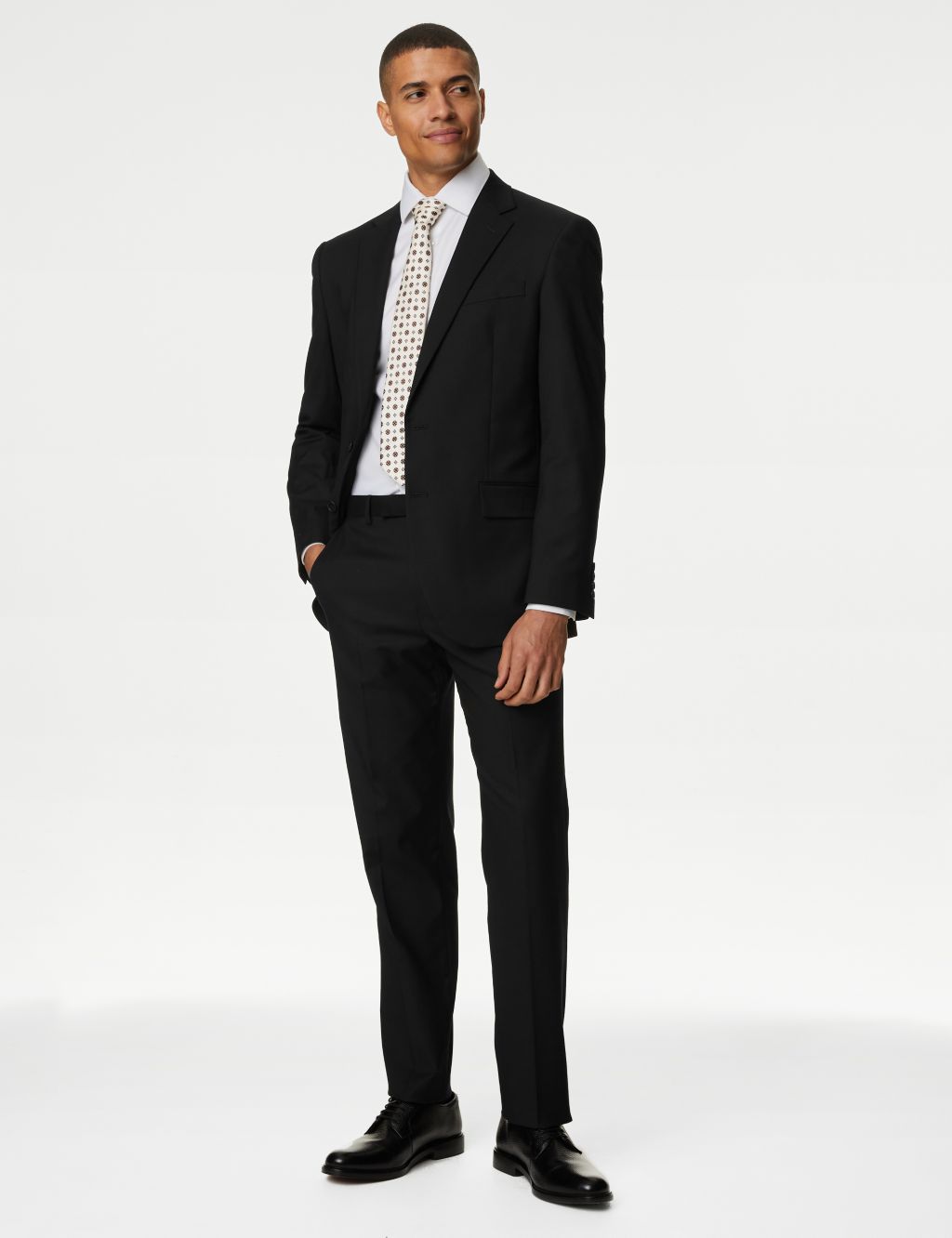 Regular Fit Stretch Suit Trousers image 5