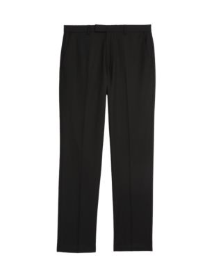 

Mens M&S Collection Regular Fit Stretch Trousers - Black, Black