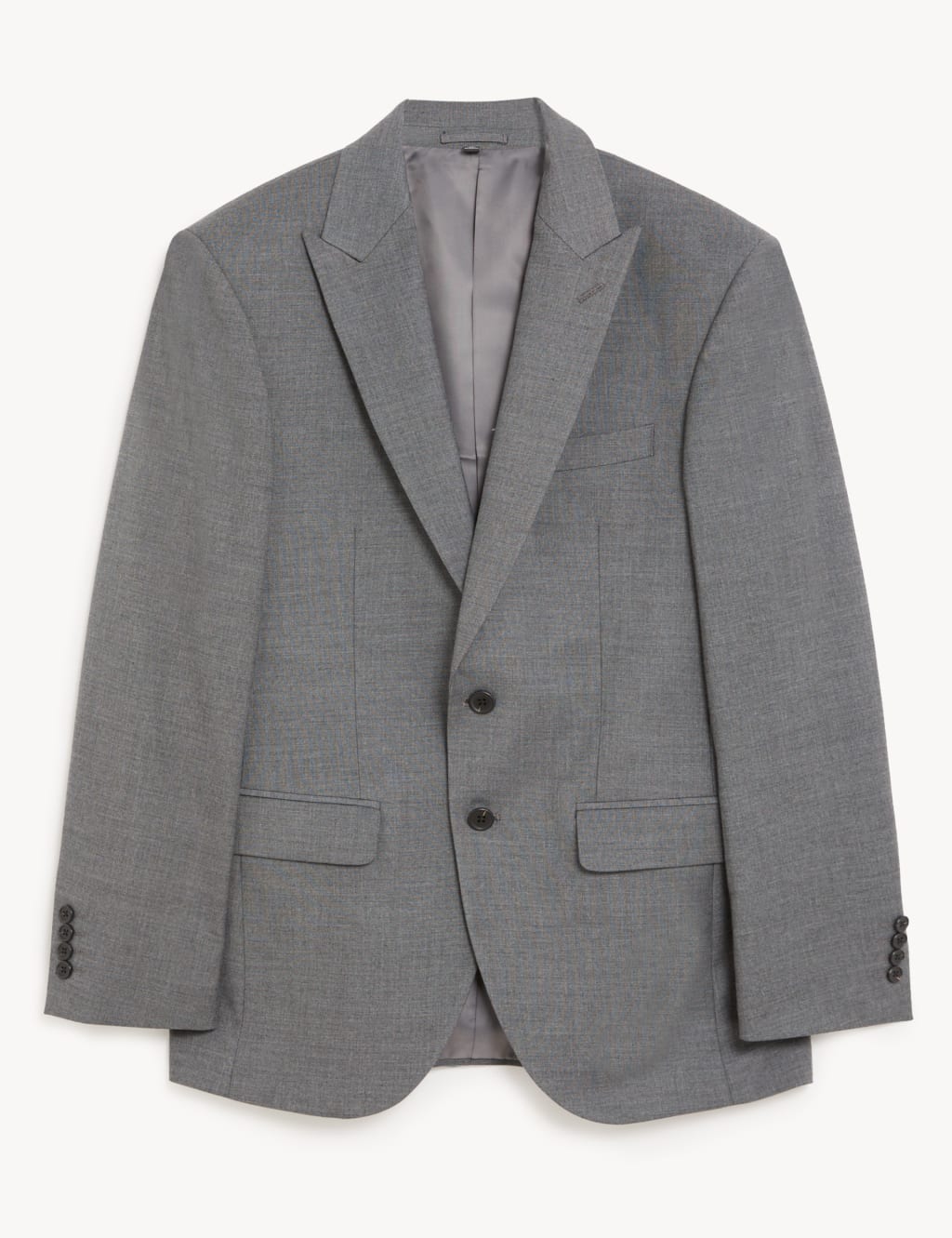 Slim Fit Sharkskin Suit Jacket with Stretch image 2