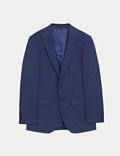 Slim Fit Sharkskin Suit Jacket with Stretch