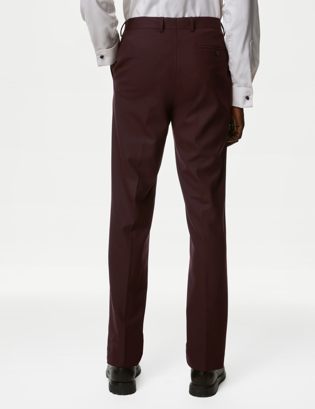 Slim Fit Stretch Suit Trousers image 5
