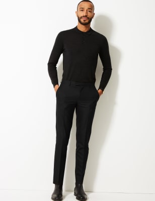 Pantalon noir coupe skinny