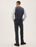 Navy Tailored Fit Waistcoat with Stretch