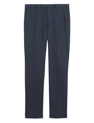 

Mens M&S Collection Skinny Fit Trousers with Stretch - Indigo, Indigo