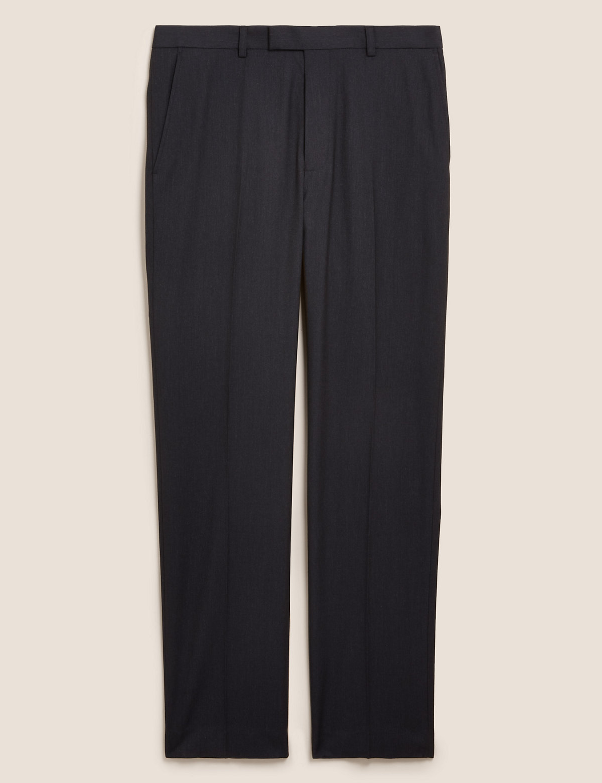 Tailored Fit Suit Trousers with Stretch