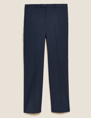 

Mens M&S Collection Tailored Fit Trousers with Stretch - Indigo, Indigo