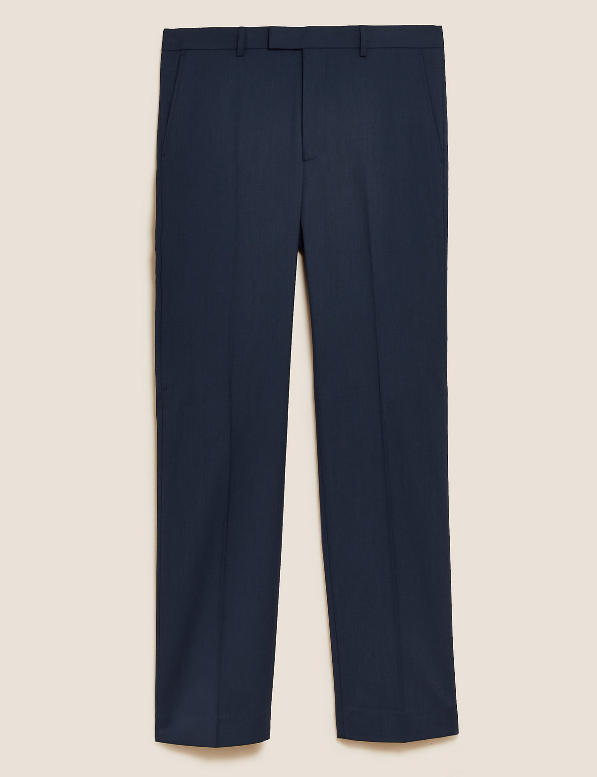 Tailored Fit Suit Trousers with Stretch