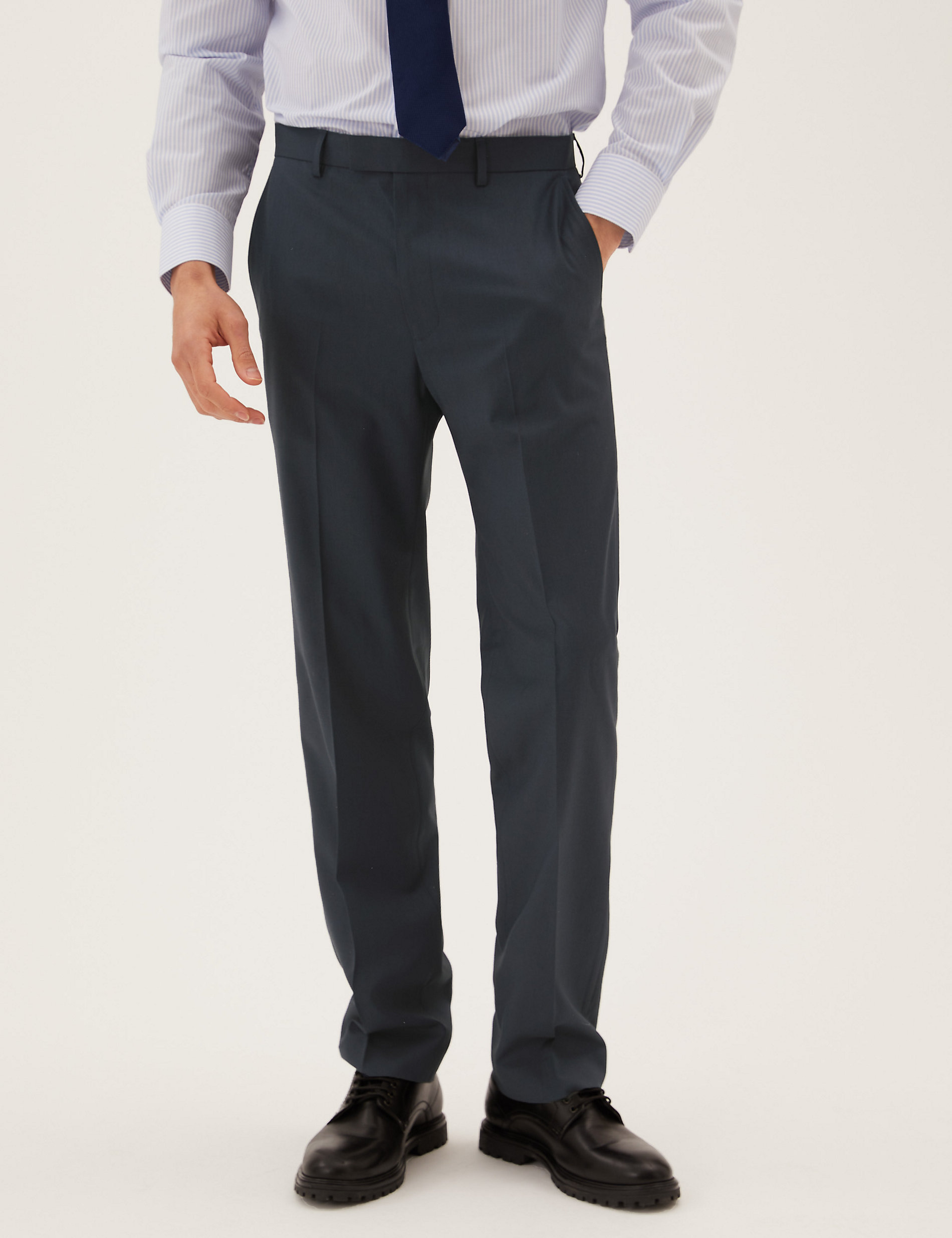 Regular Fit Trousers with Stretch