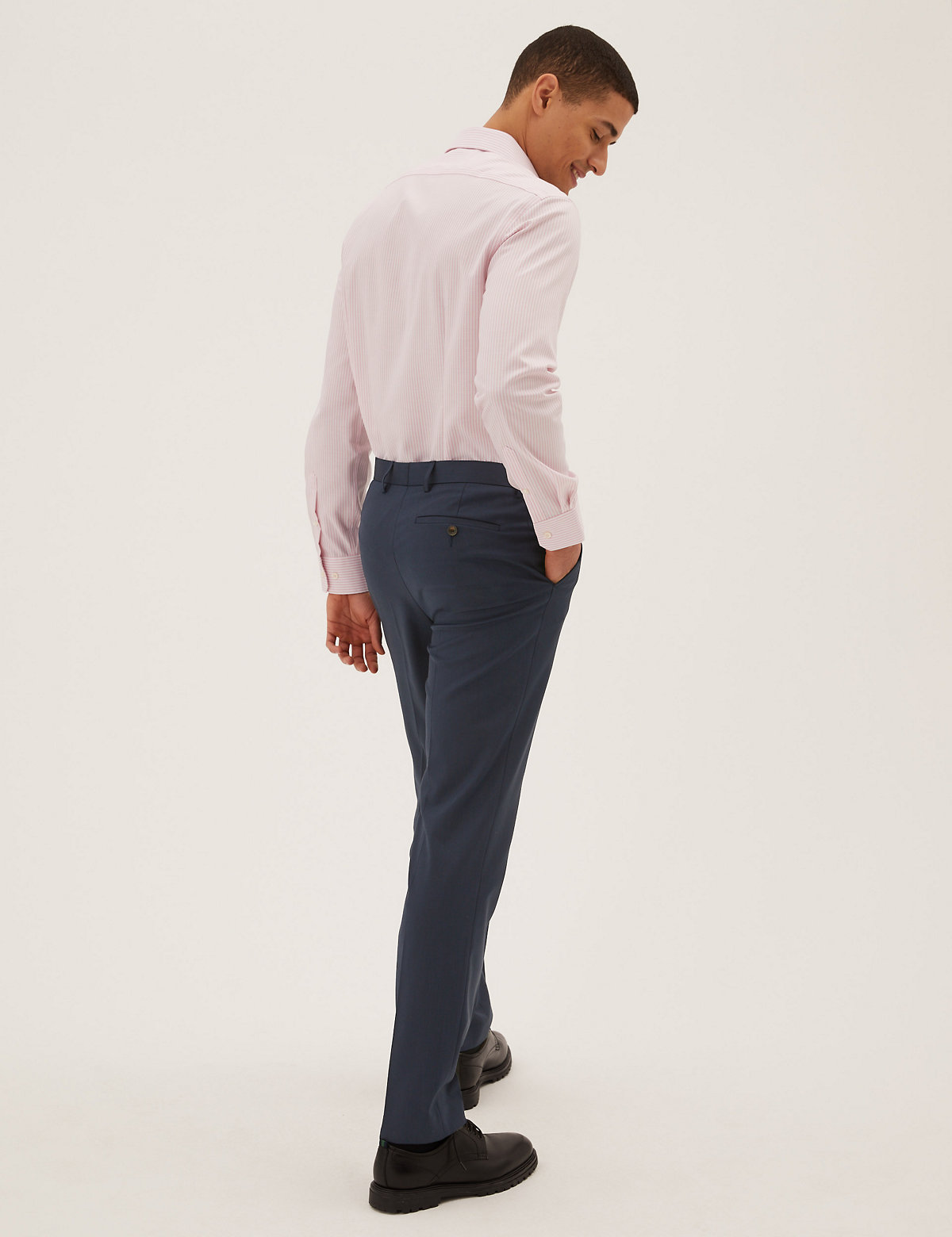 Slim Fit Trousers with Stretch