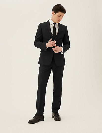 Slim Fit Suit Jacket with Stretch