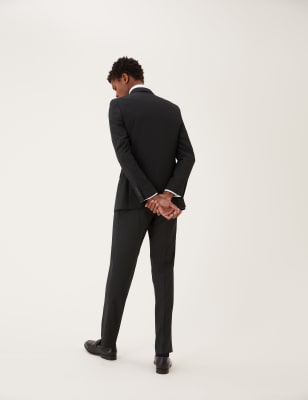 

Mens M&S Collection Black Skinny Fit Jacket with Stretch, Black