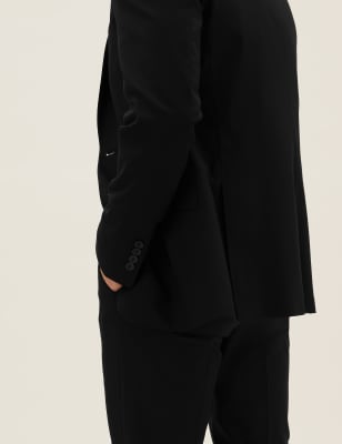 

Mens M&S Collection Black Tailored Fit Jacket with Stretch, Black