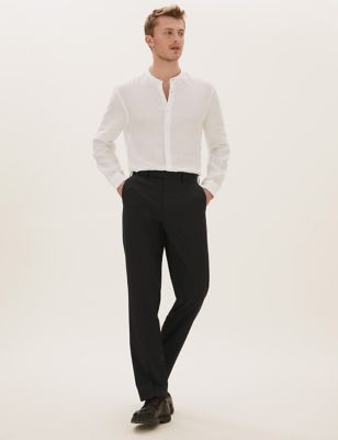  Pantalon noir coupe standard - Black