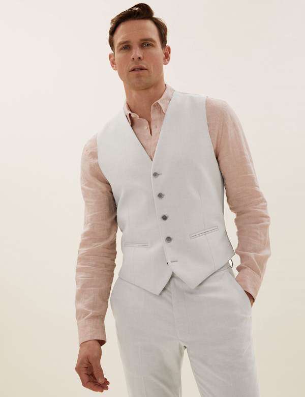 Pastel Tailored Waistcoat
