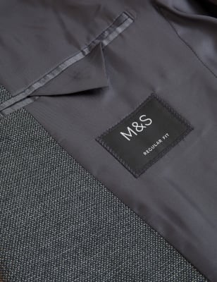 

Mens M&S Collection Regular Fit Stretch Jacket - Grey, Grey