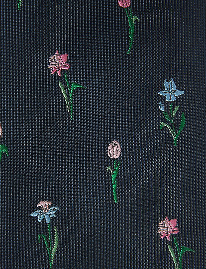 Skinny Printed Floral Tie