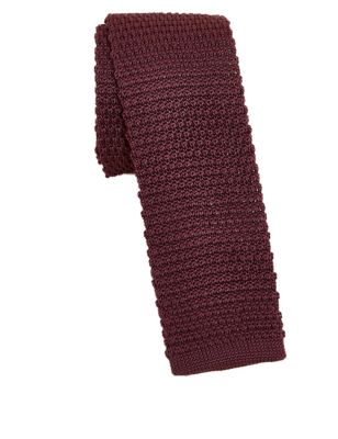 M&S Mens Skinny Square End Knitted Tie