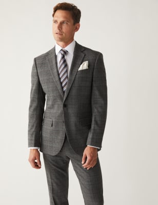 Regular fit suit jacket