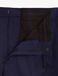 Regular Navy Pin Stripe Trouser