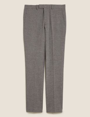 Grey Slim Fit Trousers | M&S Collection | M&S