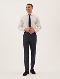 Pantalon coupe standard en tissu extensible à carreaux