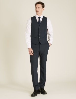 

M&S Collection Chaleco marino microtexturizadoMens - Navy, Navy