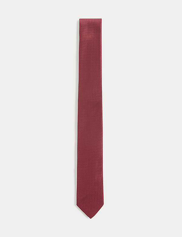 Cravate fine à motif géométrique - LU