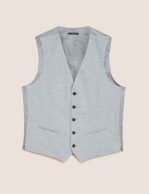 

Mens M&S Collection Slim Fit Waistcoat - Grey, Grey