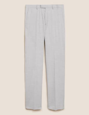 

Mens M&S Collection Slim Fit Trousers - Grey, Grey