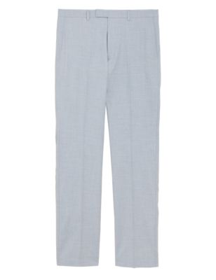 

Mens M&S Collection Big & Tall Regular Fit Trousers - Grey, Grey