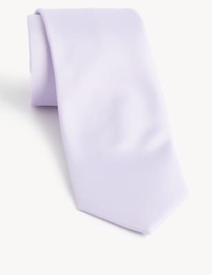 

Mens M&S Collection Machine Washable Tie - Lilac, Lilac