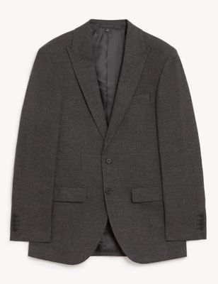 Slim Fit Puppytooth Stretch Suit Jacket | M&S KR