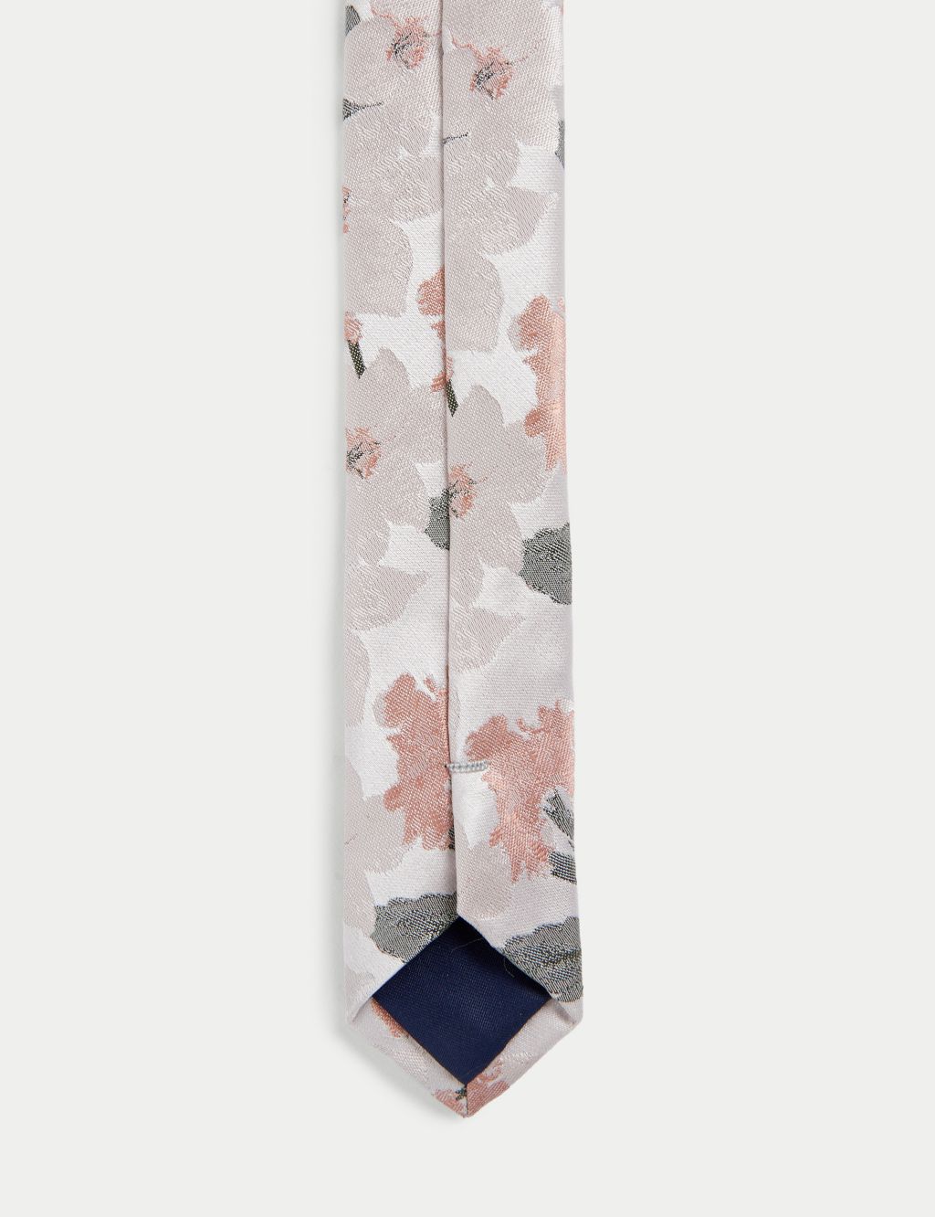 Printed Floral Pure Silk Tie image 2