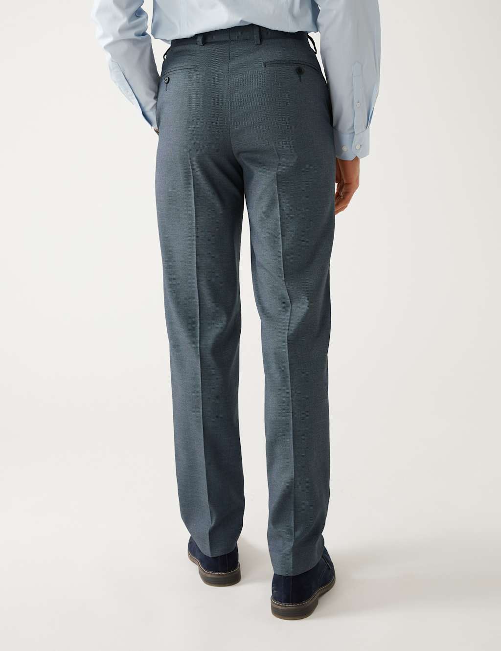 Regular Fit Stretch Suit Trousers image 4
