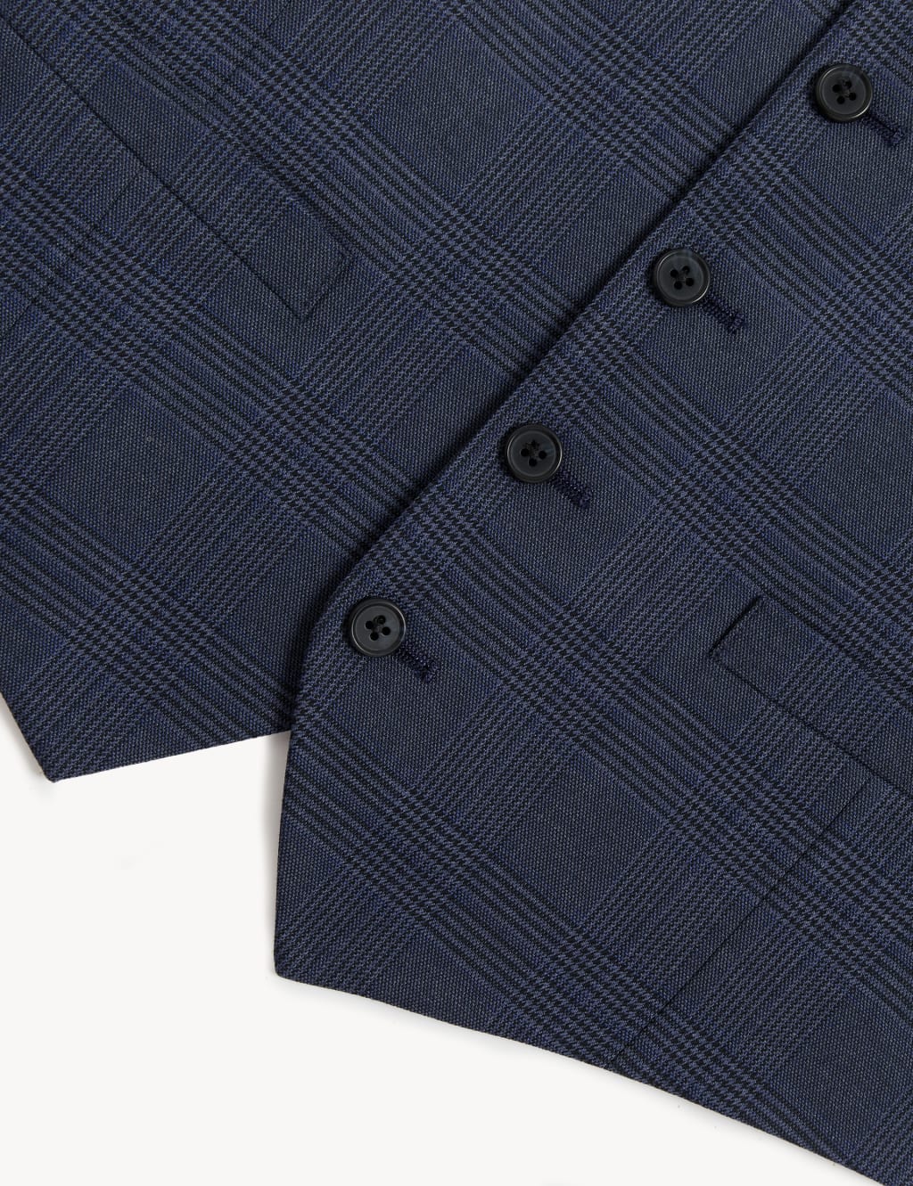 Prince of Wales Check Stretch Waistcoat image 7