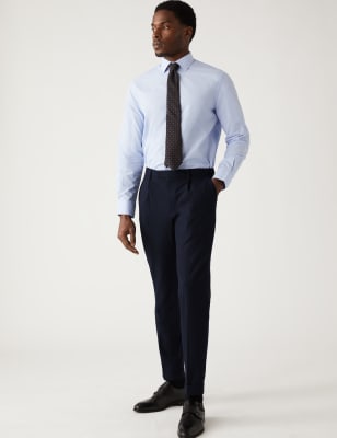 Skinny fit pinstripe store suit